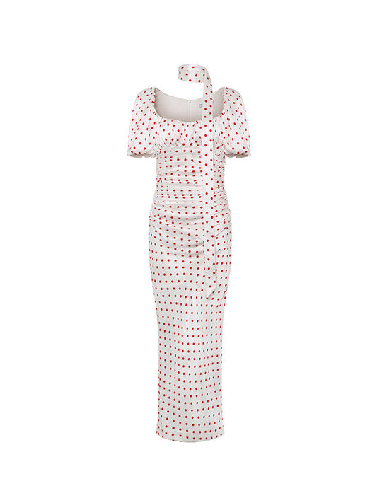 Polka Dot Midi Dress