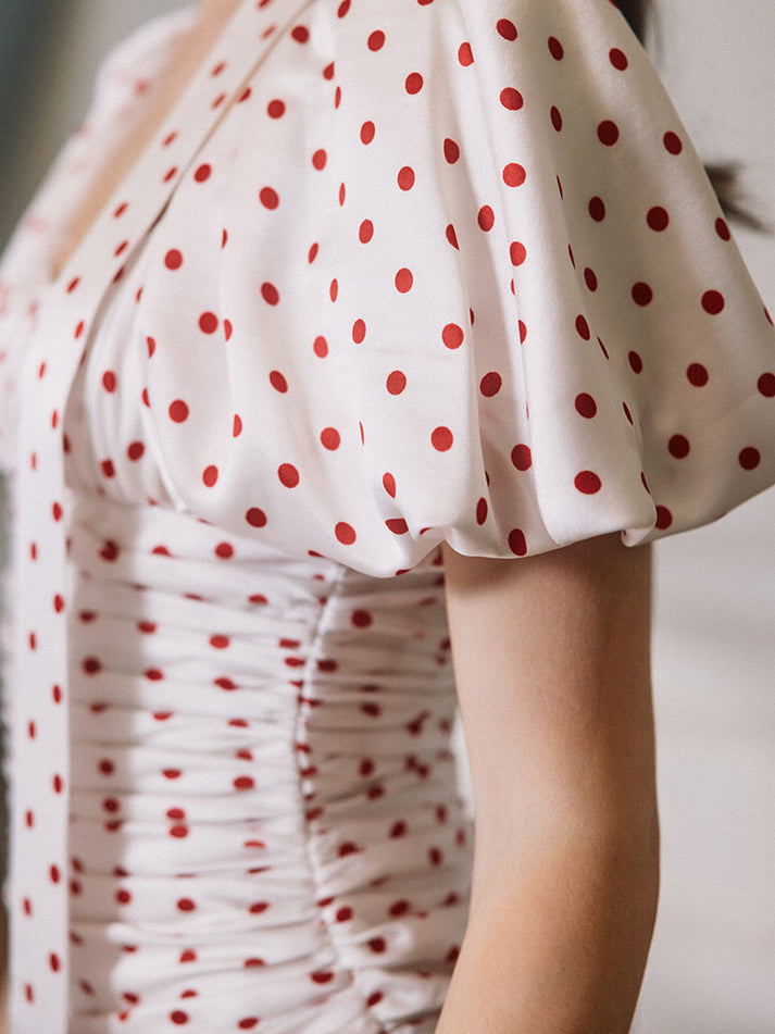 Polka Dot Midi Dress