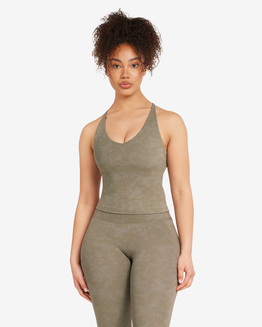 Fade haven tank olive