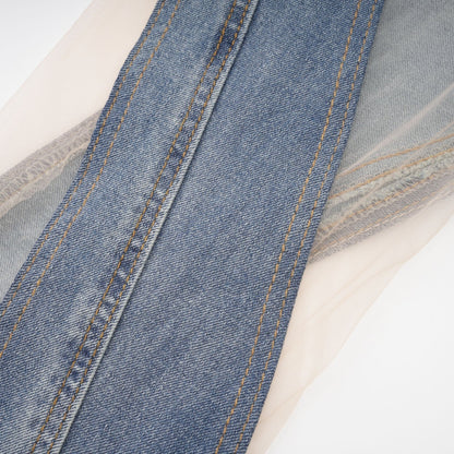 Aélis sheer - panelled jeans - XXS