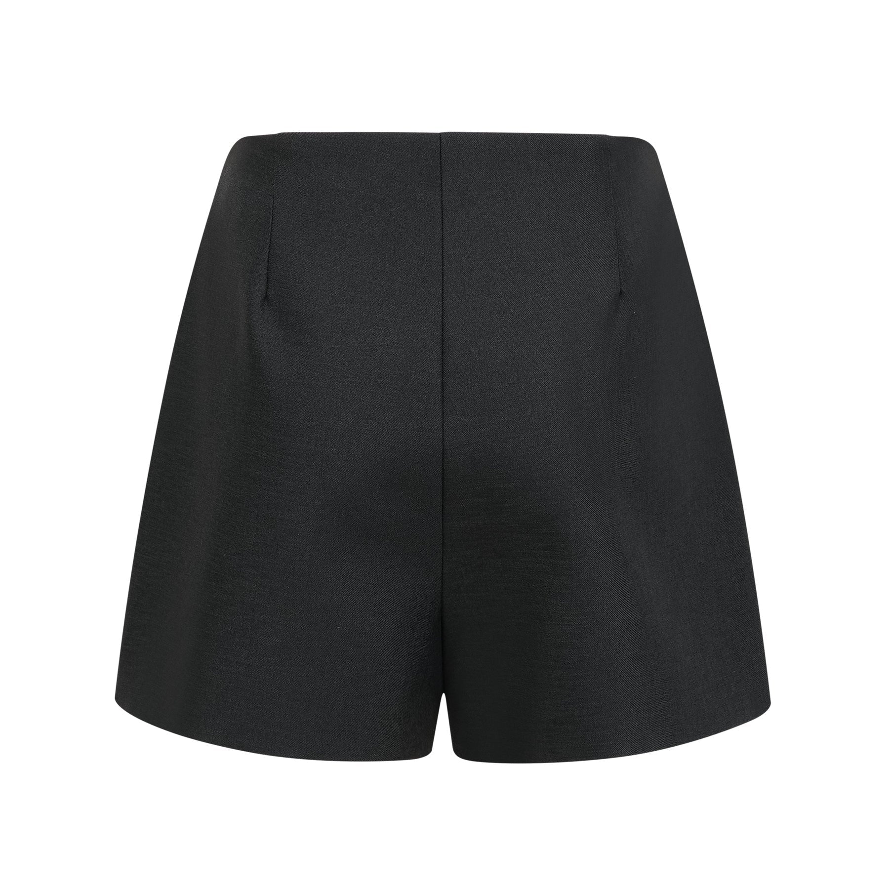 Black shorts with decorative embellishments named Roseline