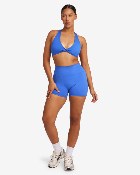 Serenity scrunch shorts 4 royal